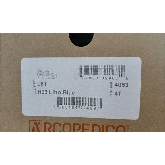 NEW Comfortable Blue Mary Jane Shoes - Picture 6 of 6